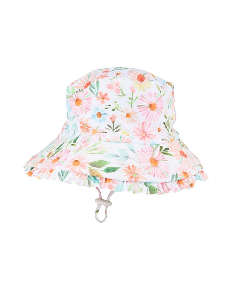 Eliana Swim Hat With Quick Release Neck Tie - Aster & Ruby