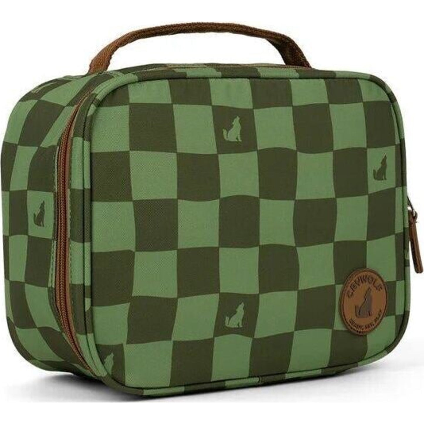 Everyday Lunch Bag Green Check – insulated kids lunch bag by Crywolf | Aster & Ruby