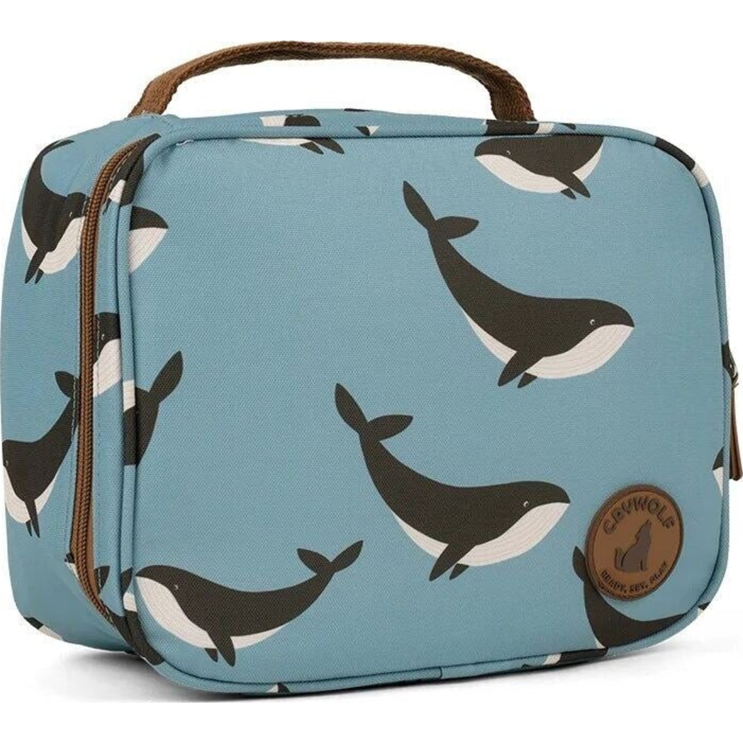 Everyday Lunch Bag Whale Trail โ insulated kids lunch bag by Crywolf | Aster & Ruby