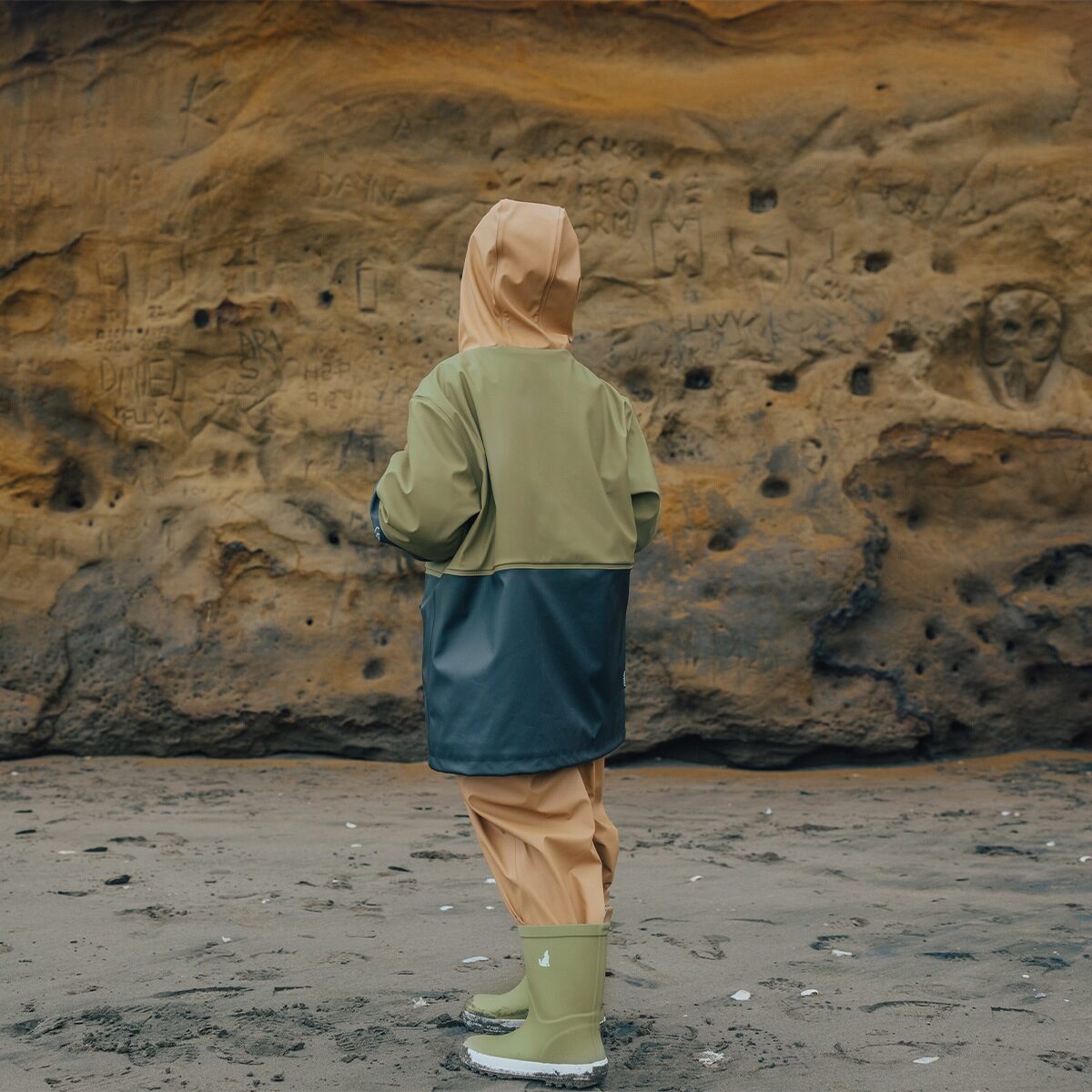 Explorer Jacket Fern Colourblock - Aster & Ruby