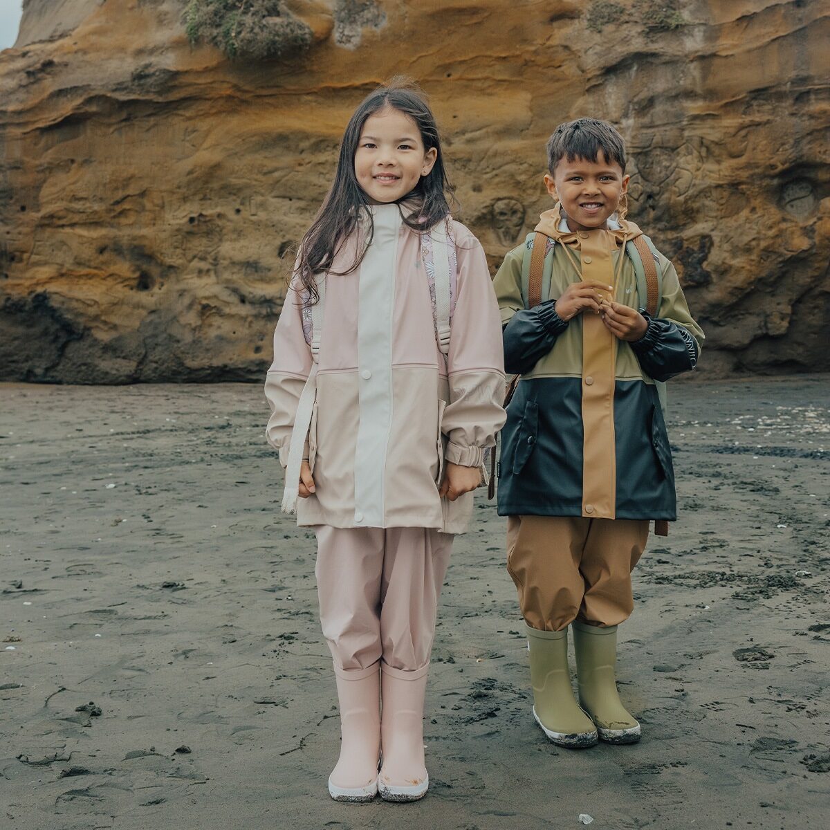 Explorer Jacket Pink Colourblock - Aster & Ruby