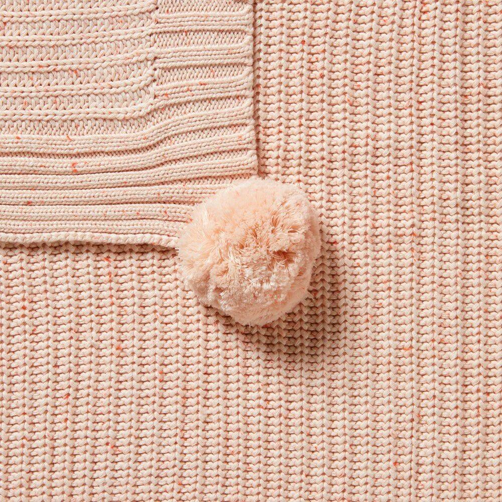Fairy Floss Organic Knitted Blanket – Aster & Ruby