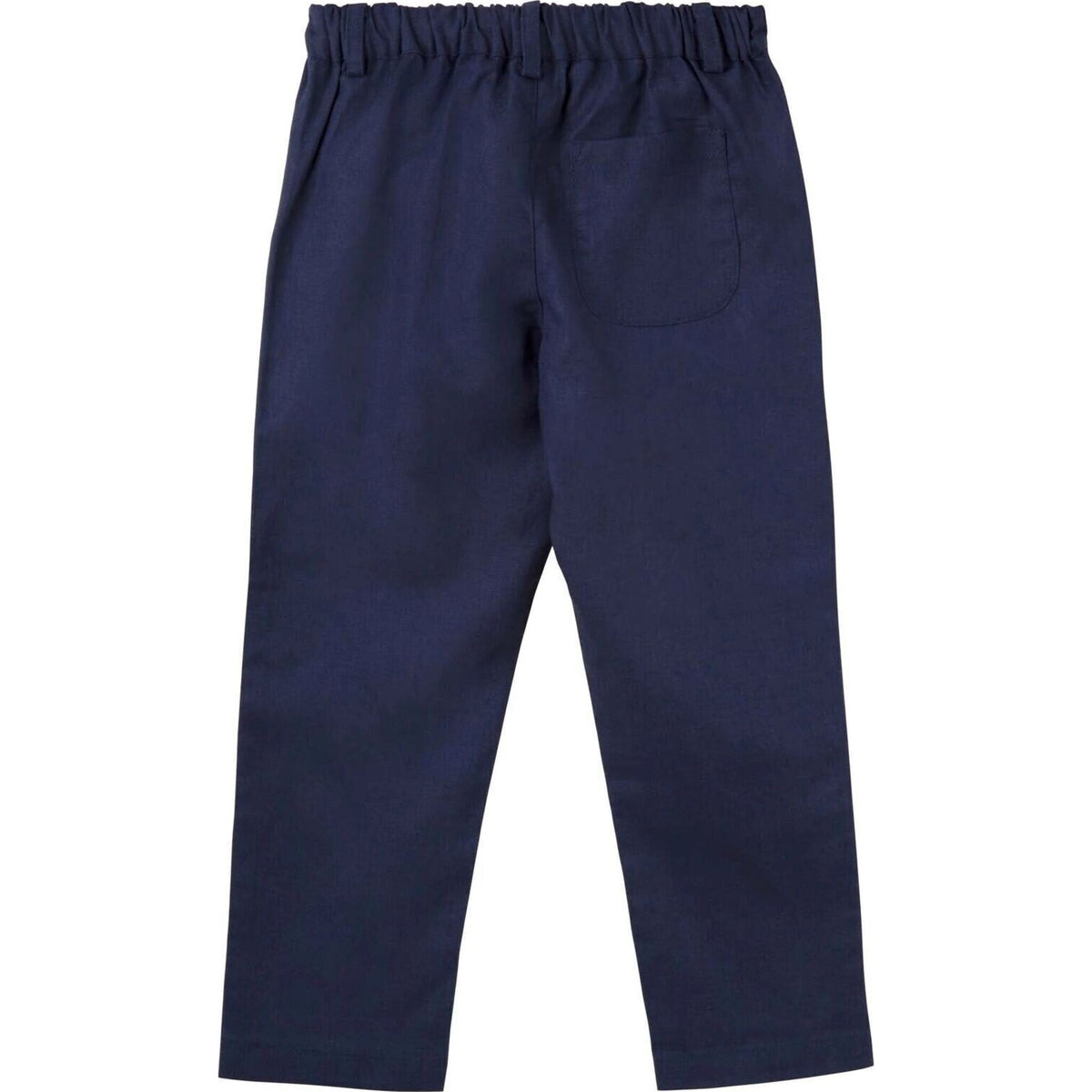 Designer Kidz Finley Linen Pants Navy | Aster & Ruby