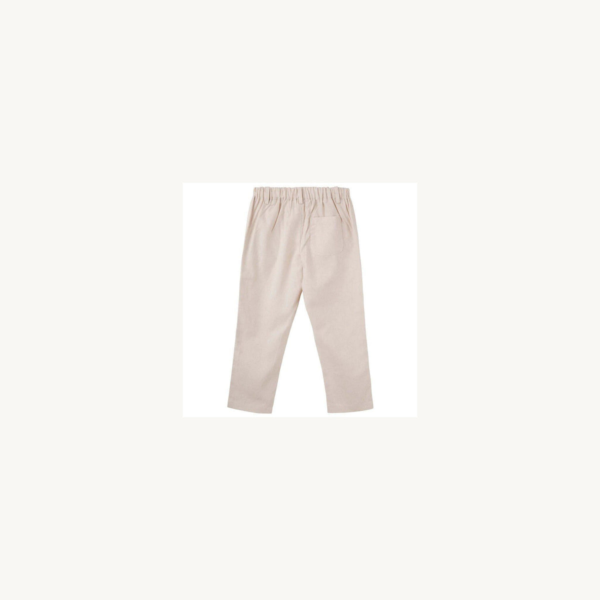 Designer Kidz Finley Linen Pants Sand | Aster & Ruby