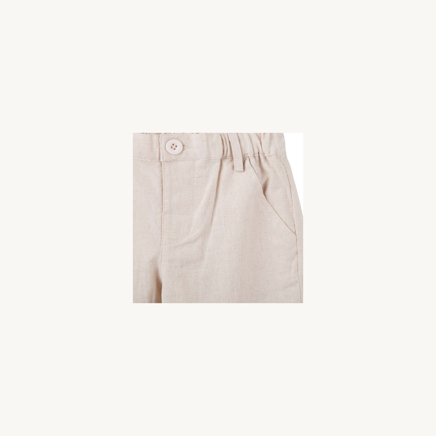 Finley Linen Pants Sand – children's product by Designer Kidz | Aster & Ruby