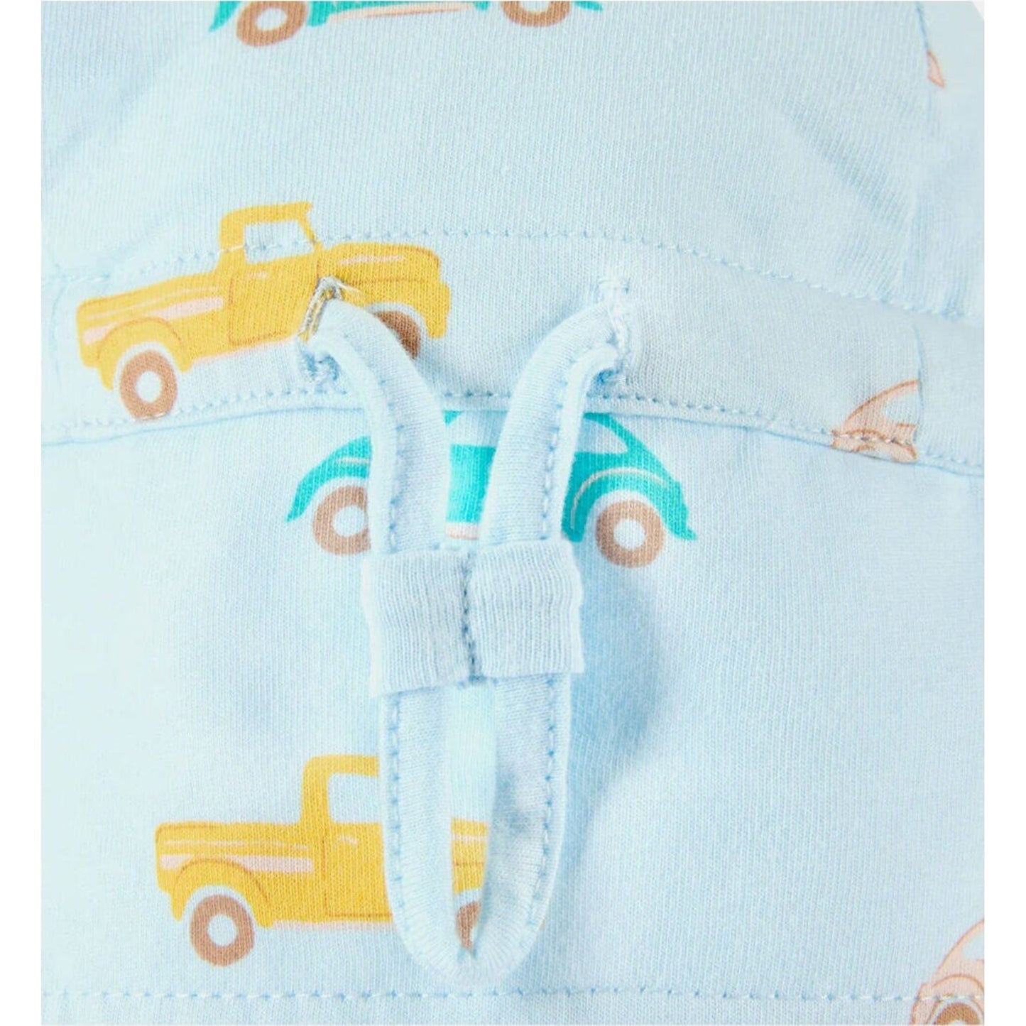 Flap Cap Down Under Fast Lane Sky – baby flap cap for sun protection by Toshi | Aster & Ruby