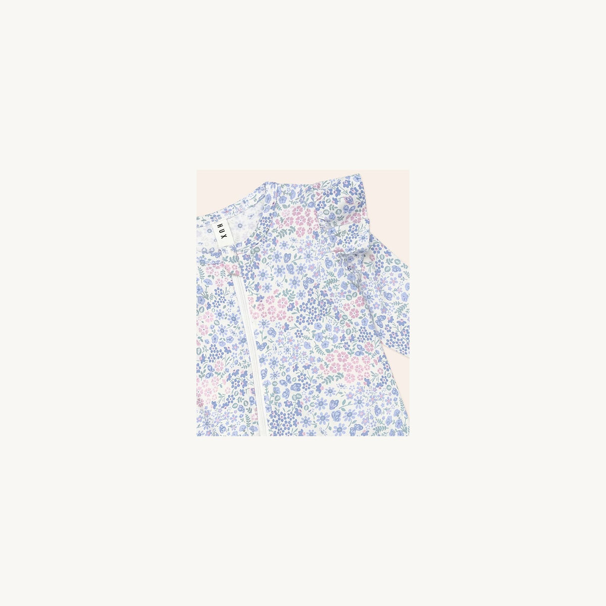 Huxbaby Flower Garden Frill Romper | Aster & Ruby