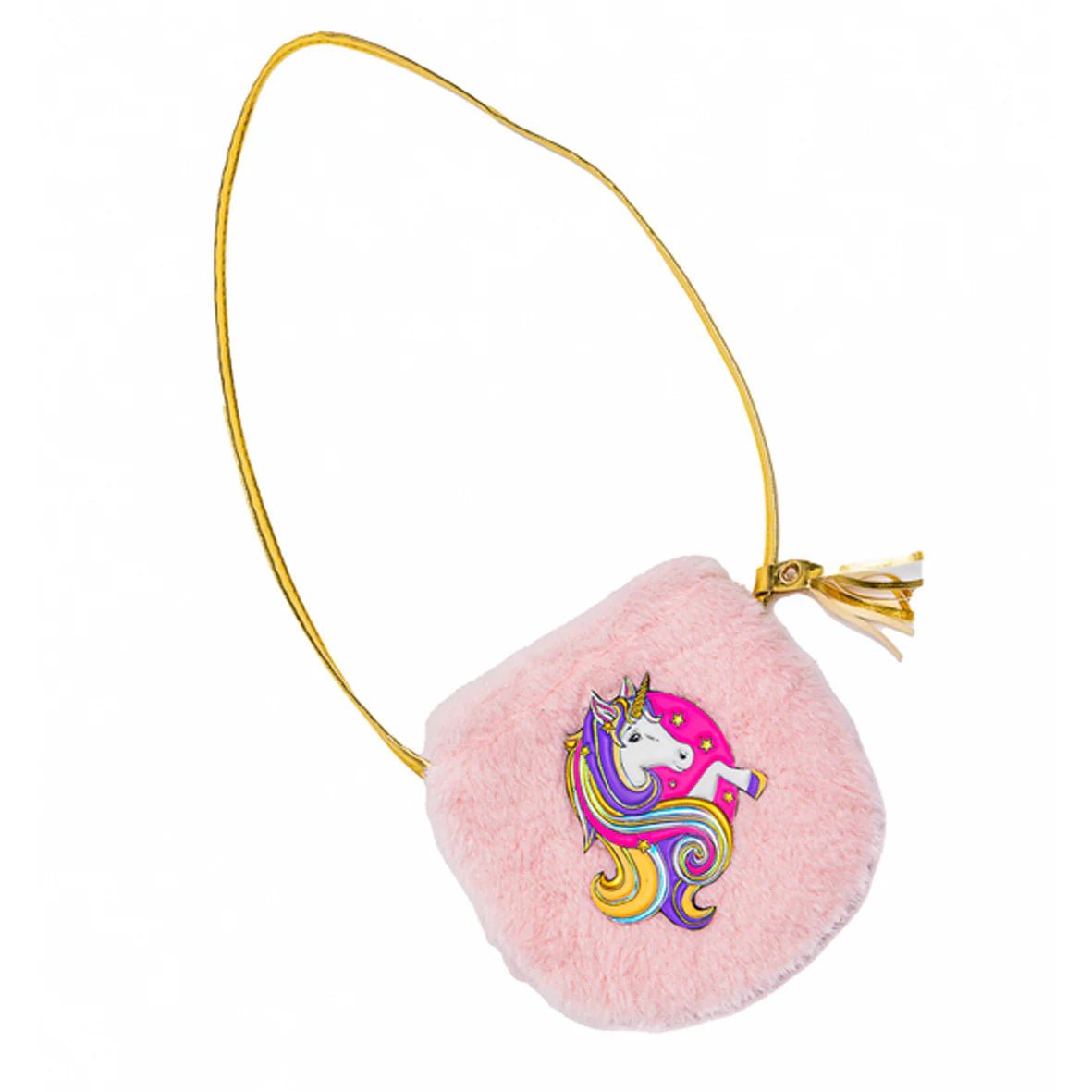 Fluffy Pink Unicorn Petite Purse - Aster & Ruby