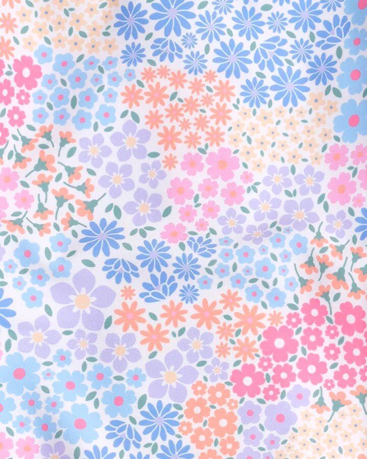 Frill Swimsuit Floral Bloom – 3-6M, 6-12M, 1, 2 – Aster & Ruby