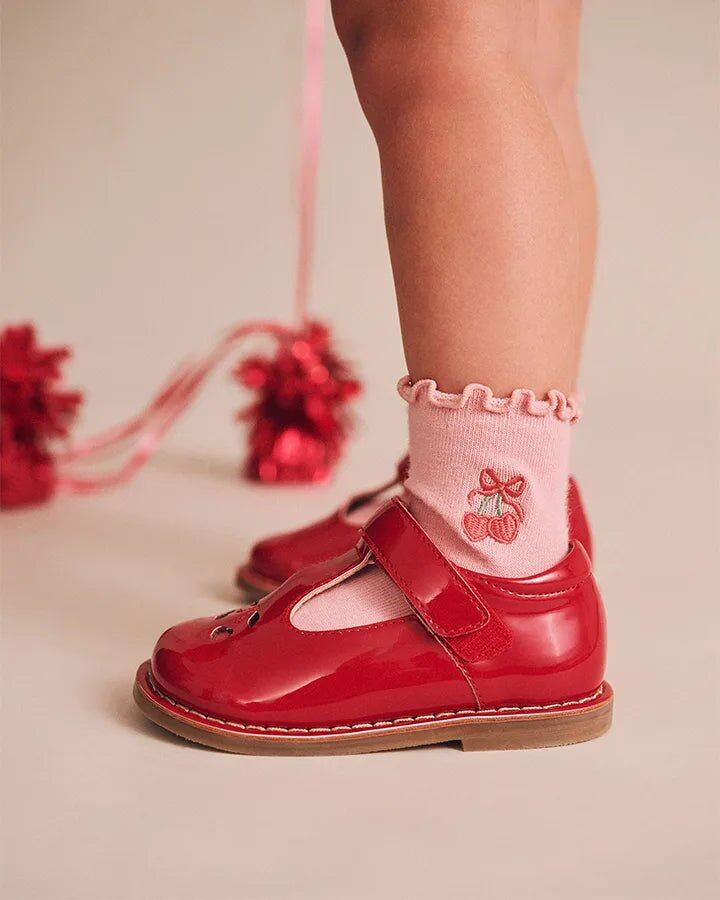 Frilly Festive Socks 2 Pack – 6-12M, 1-2Y, 3-5Y – Aster & Ruby