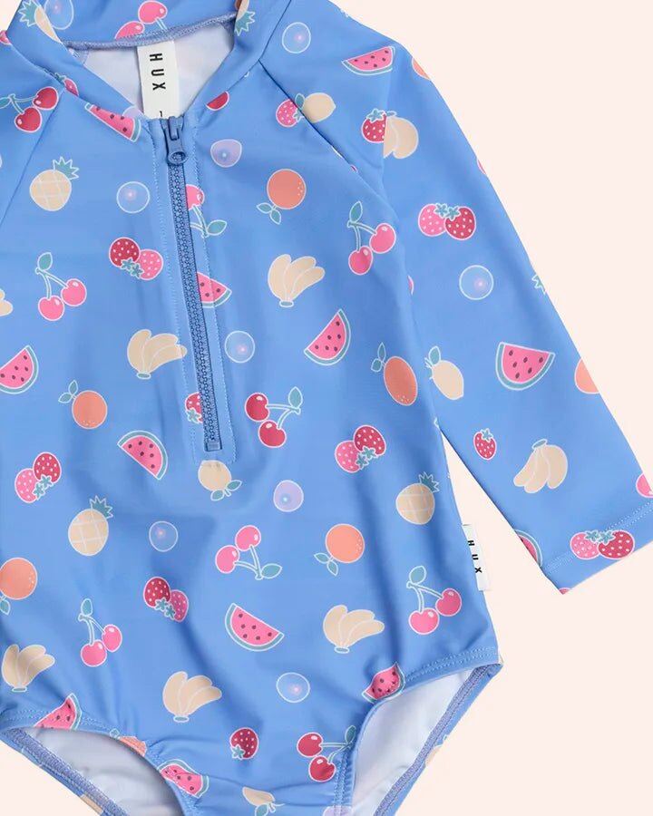 Fruit Emoji Zip Swimsuit – 3-6M, 6-12M, 1, 2 – Aster & Ruby