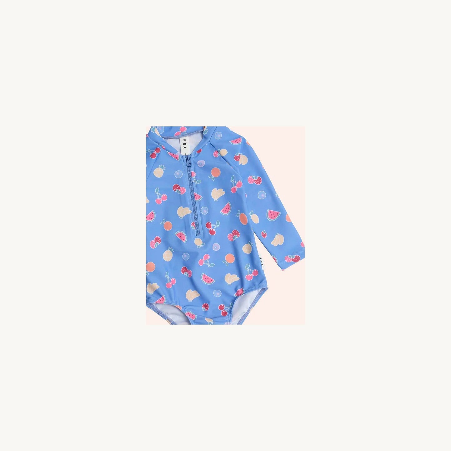 Fruit Emoji Zip Swimsuit – children's product by Huxbaby | Aster & Ruby