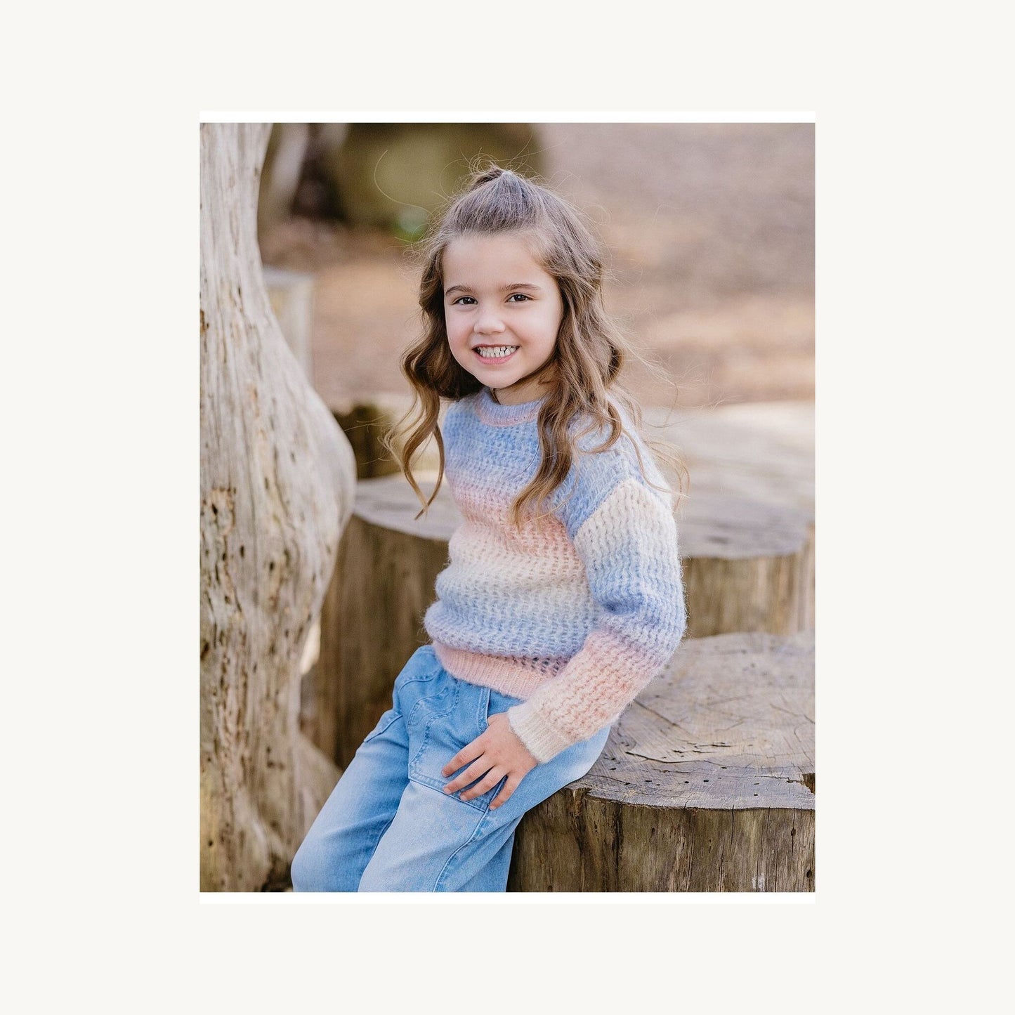 Fox & Finch Girls Ombre Jumper | Aster & Ruby