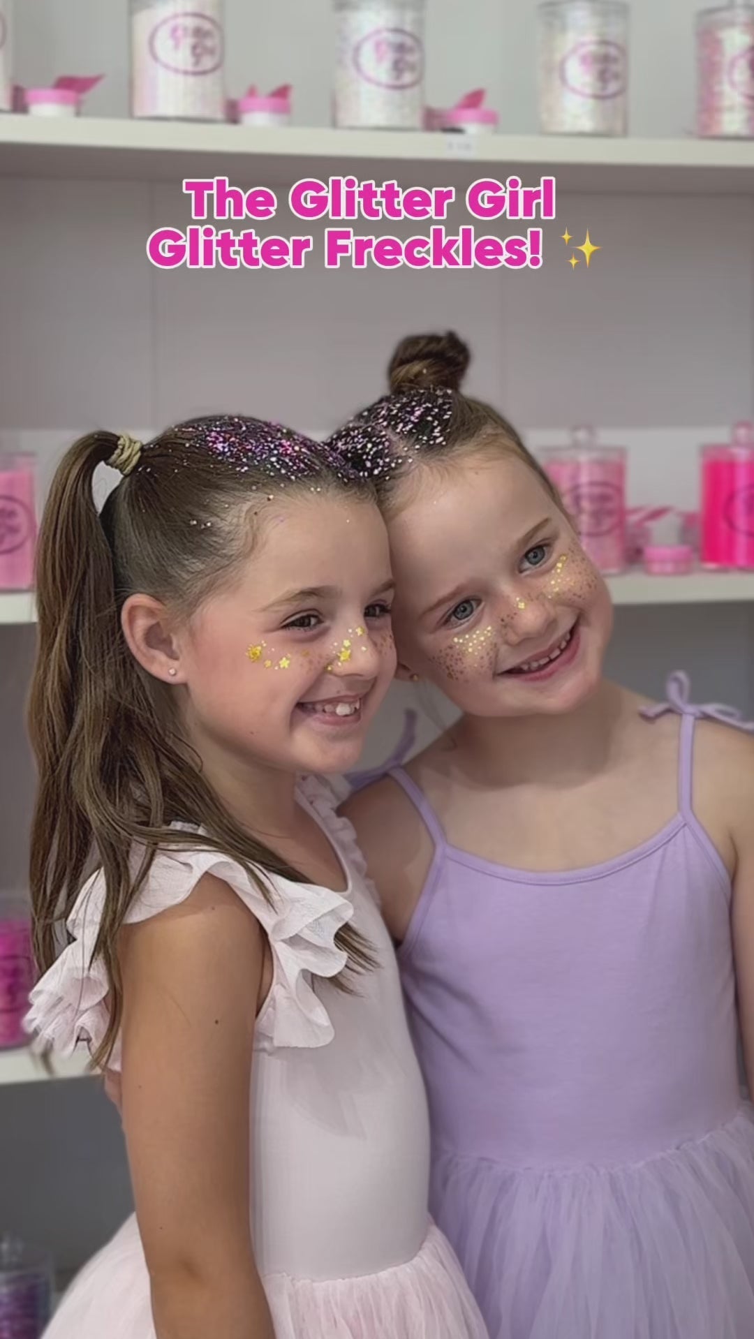 Glitter Freckles Stars - Aster & Ruby