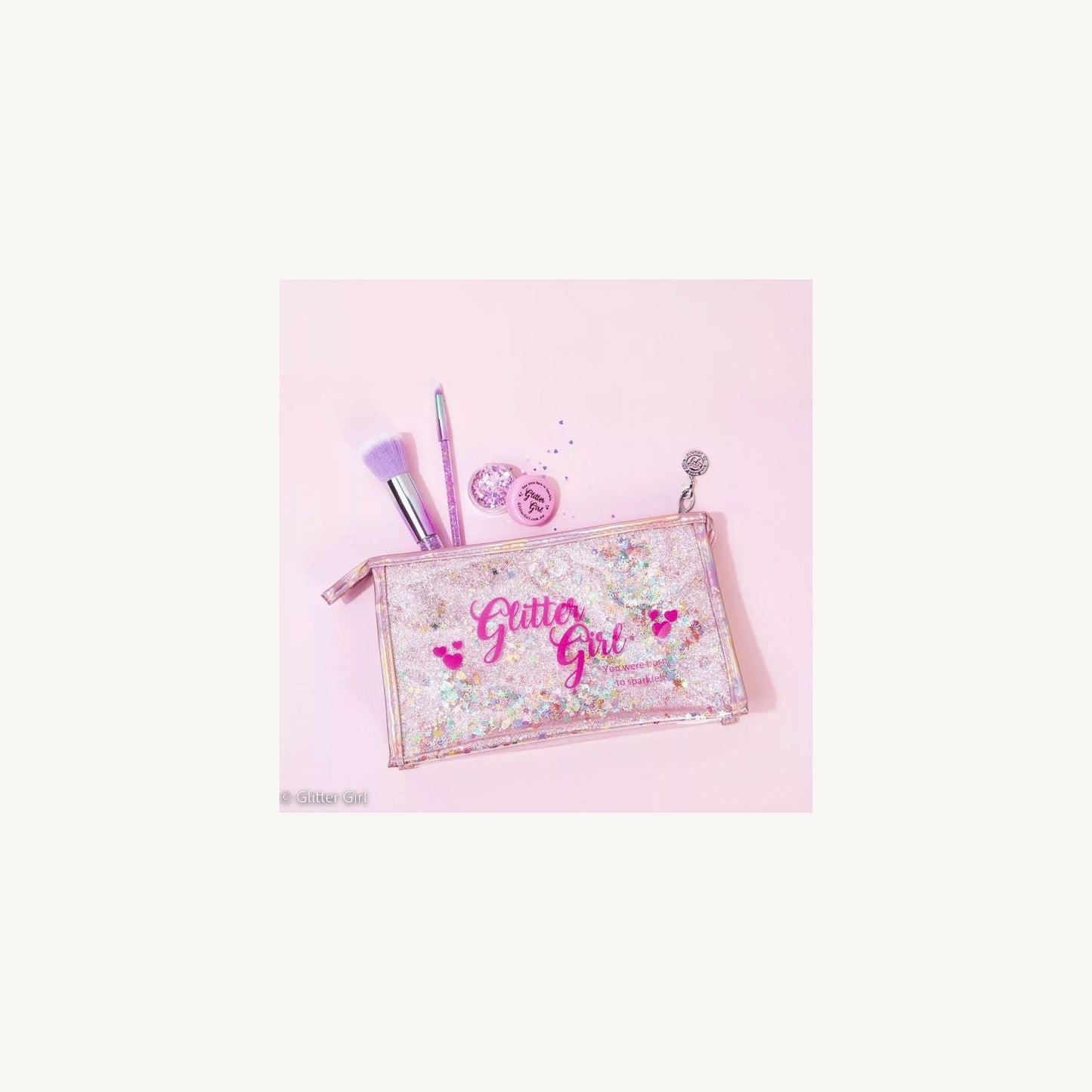 Glitter Girl Glitter Girl Sparkling Makeup Bag | Aster & Ruby