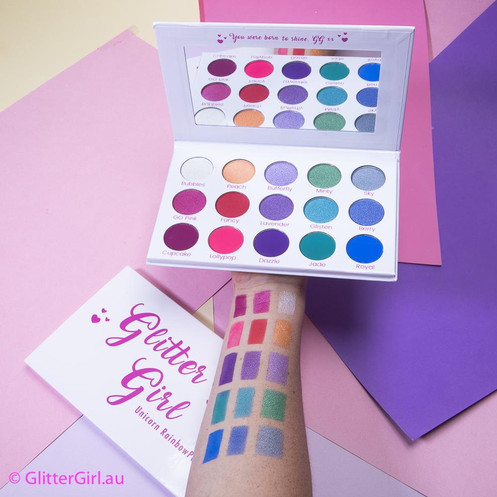 Glitter Girl Unicorn Rainbow Palette - Aster & Ruby