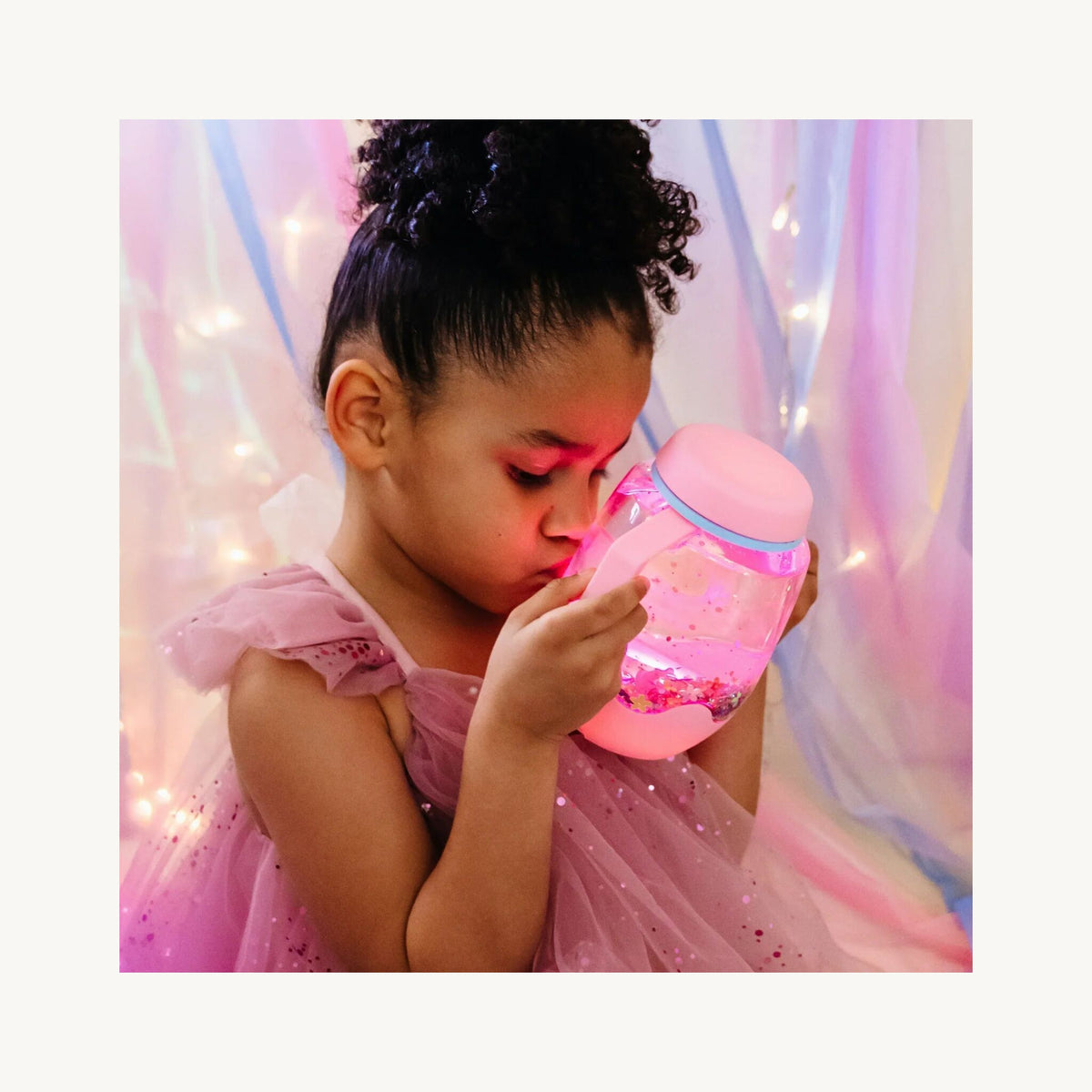 Jellystone Glo Pal Sensory Play Jar Pink | Aster & Ruby