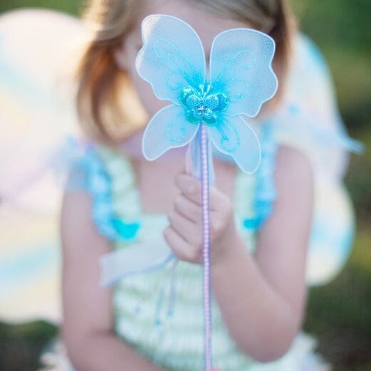 Green Butterfly Dress With Wings & Wand - Aster & Ruby