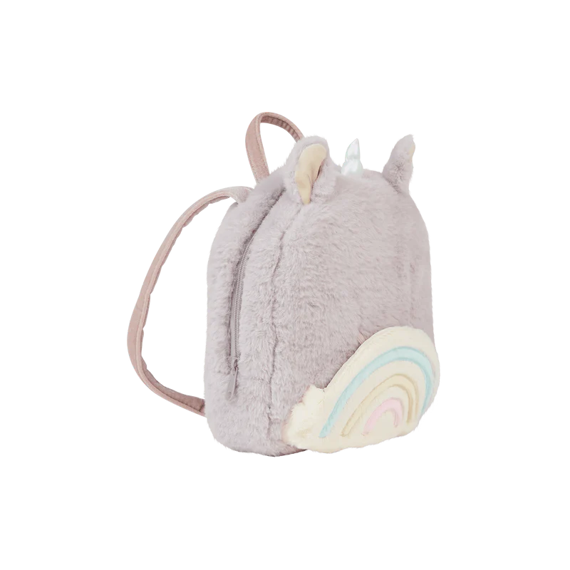 Olli Ella Hopalong Unicorn Backpack Lilac | Aster & Ruby