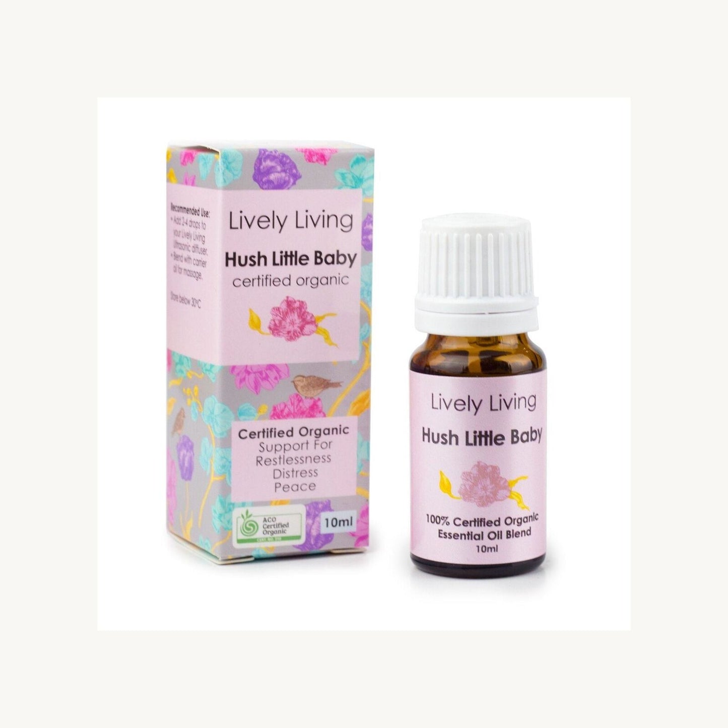 Lively Living Hush Little Baby Organic Essential Oil | Aster & Ruby
