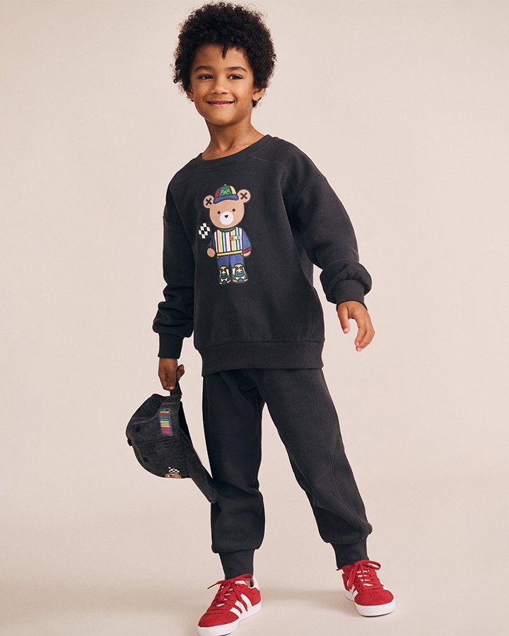 Soft Black Trackpant