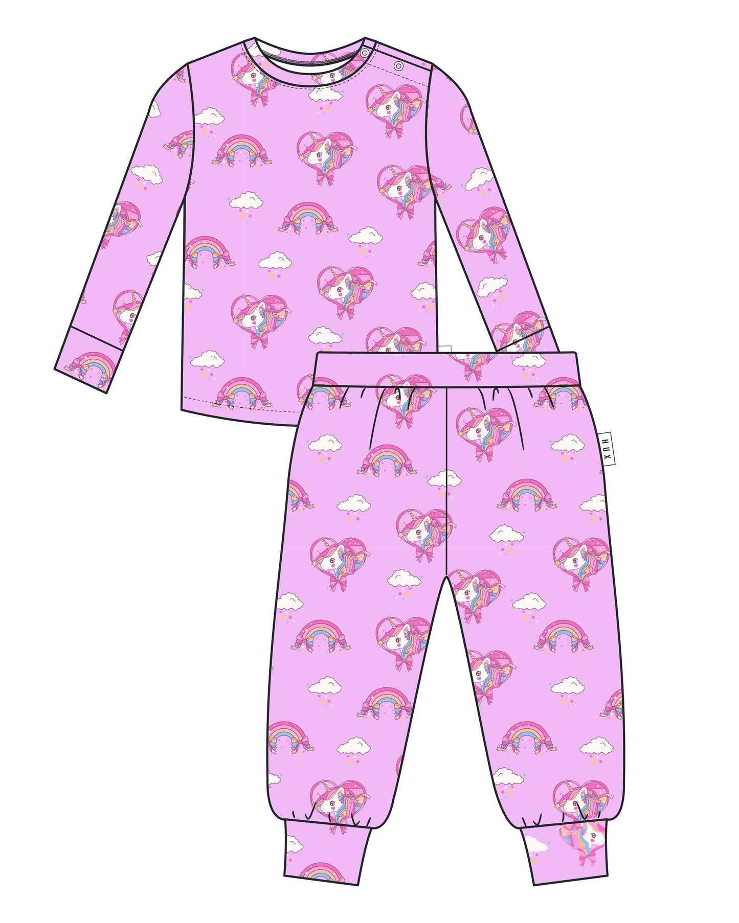 Whimsical Unicorn Pj Set