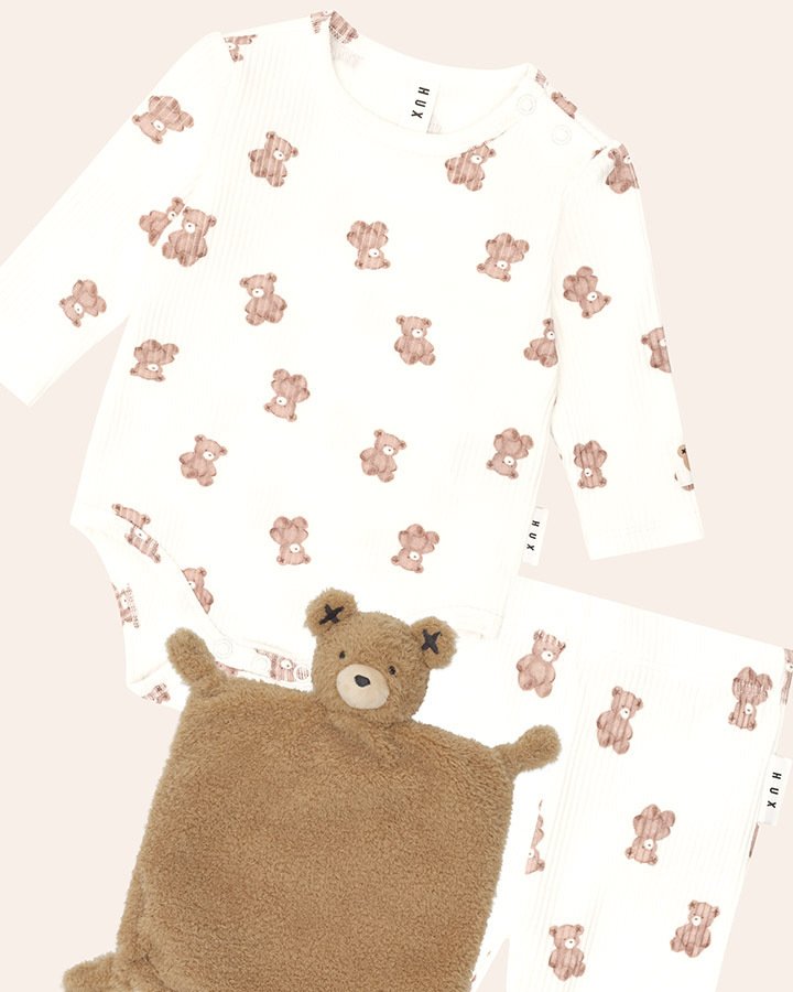 Beary Snuggly 3Pc Newborn Gift Set
