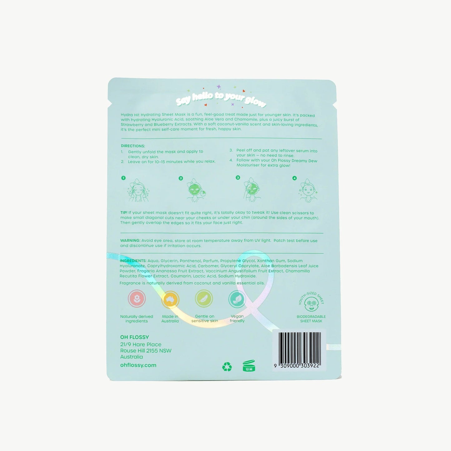 Hydra Hit Hydrating Coconut Mask - Aster & Ruby