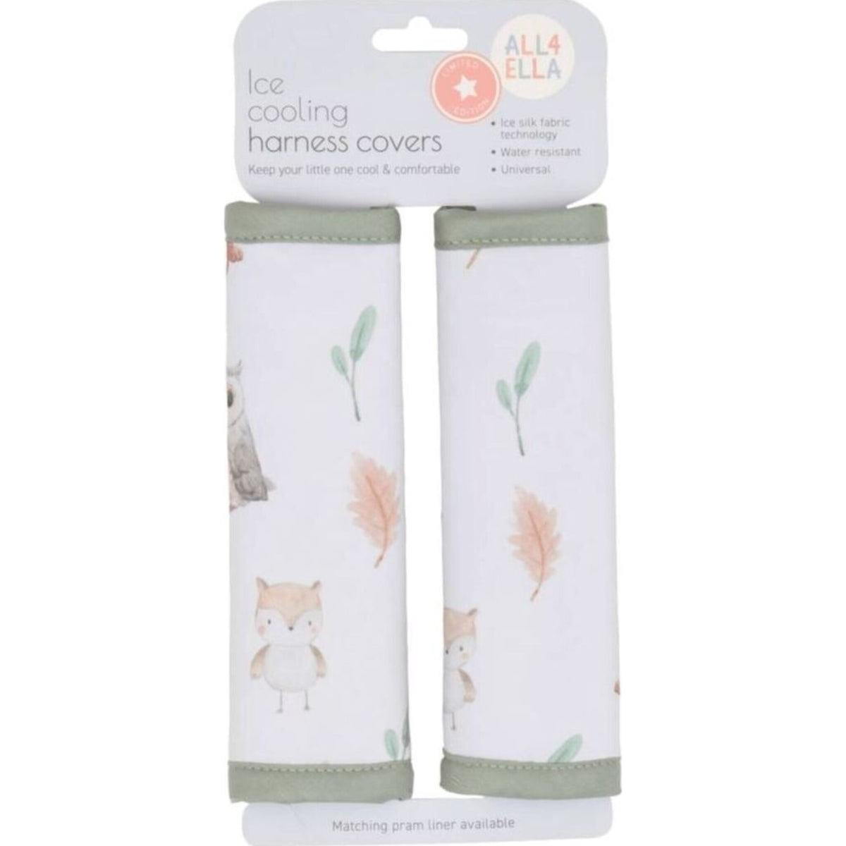 All4Ella Ice Cooling Harness Covers Forest Friends | Aster & Ruby