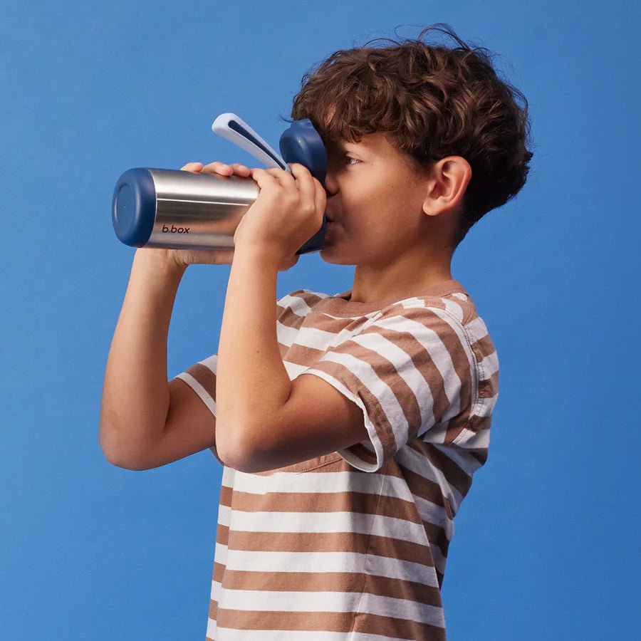 Insulated Sport Spout Blue Slate 500ml - Aster & Ruby
