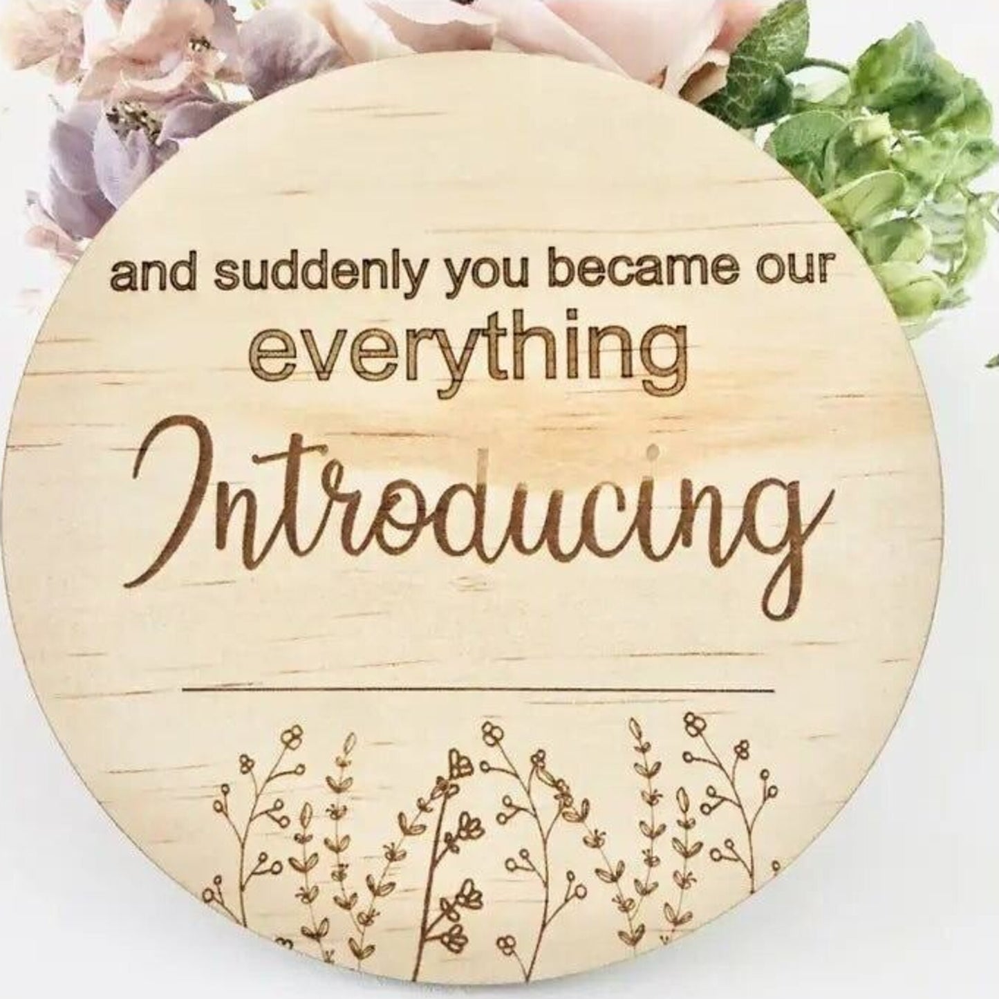 Introducing Birth Disc – children's product by Timber Tinkers | Aster & Ruby