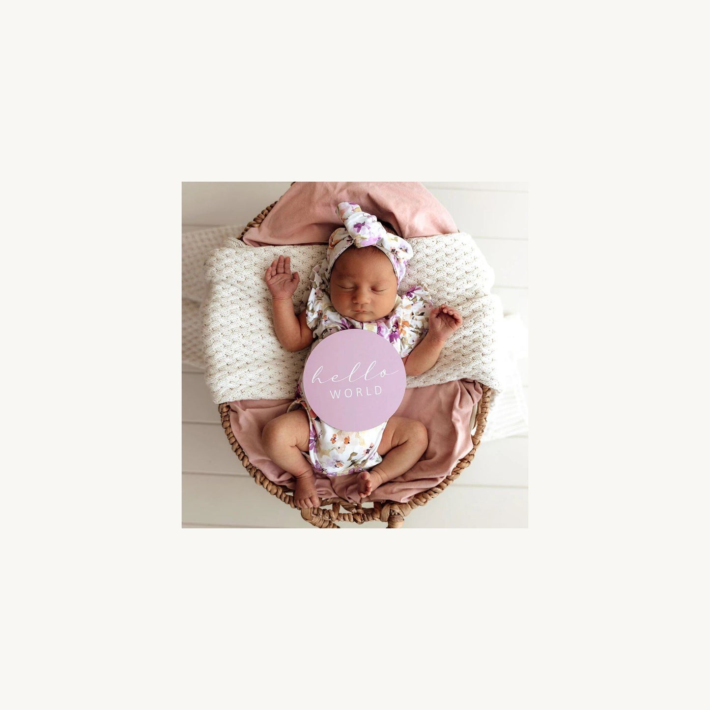 Isla & Lilac Reversible Milestone Cards – children's product by Snuggle Hunny Kids | Aster & Ruby