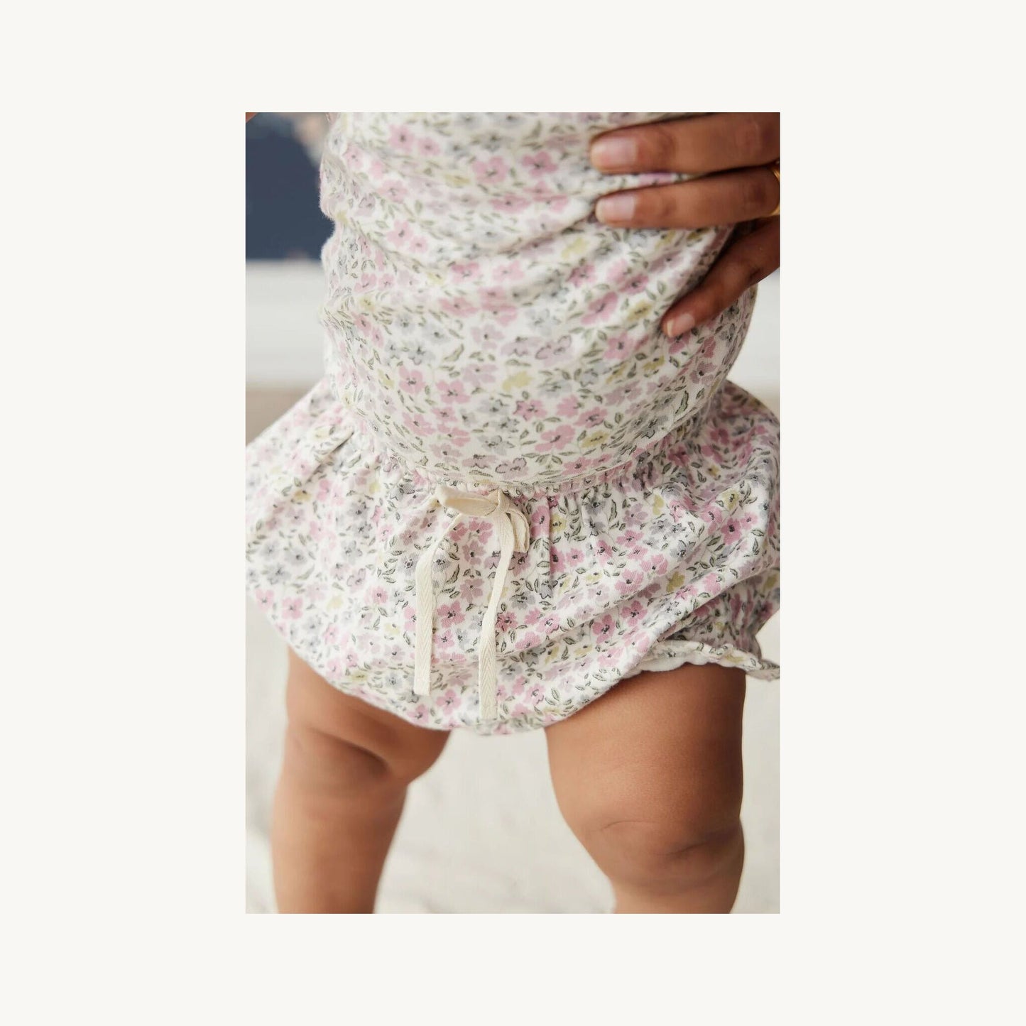 Jamie Kay Jamie Kay Organic Cotton Frill Bloomer - Fifi Mini Slightly Pink | Aster & Ruby