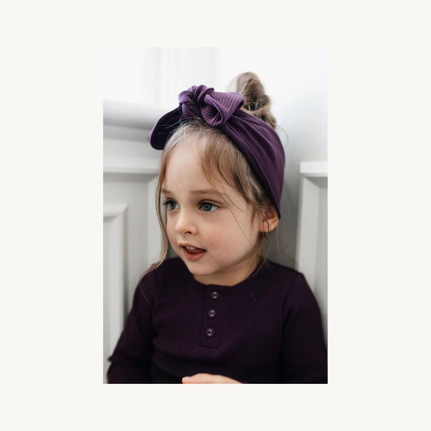 Jamie Kay Organic Modal Headband Fig – children's product by Jamie Kay | Aster & Ruby