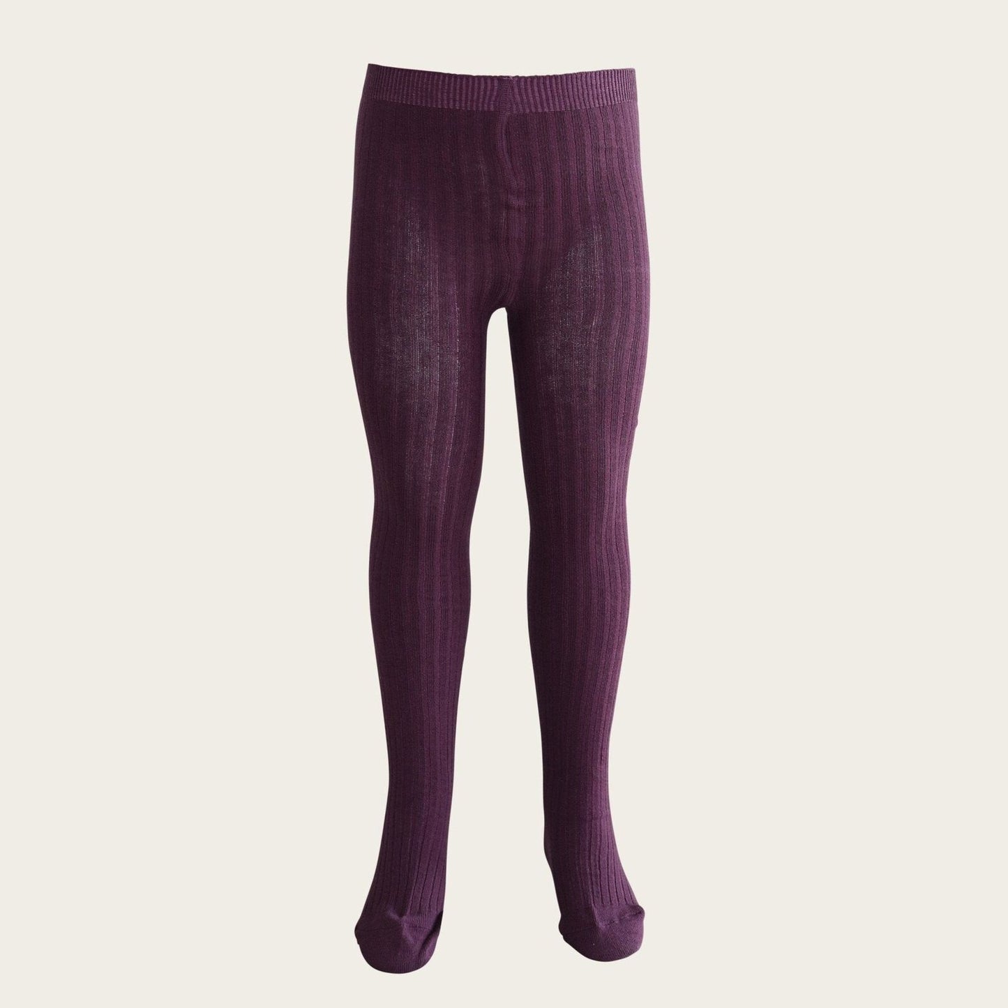 Jamie Kay Ribbed Tights Blackcurrant – Newborn, 0-3m, 3-12m, 1-2y, 2-4y, 4-6y – Aster & Ruby