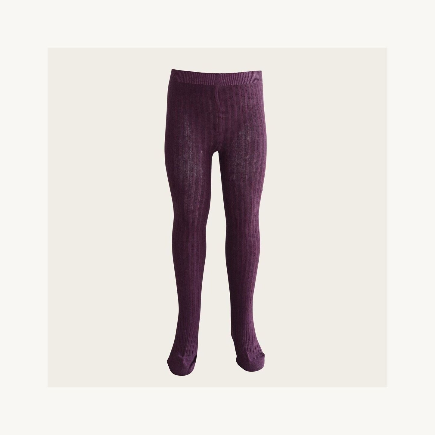 Jamie Kay Jamie Kay Ribbed Tights Blackcurrant | Aster & Ruby