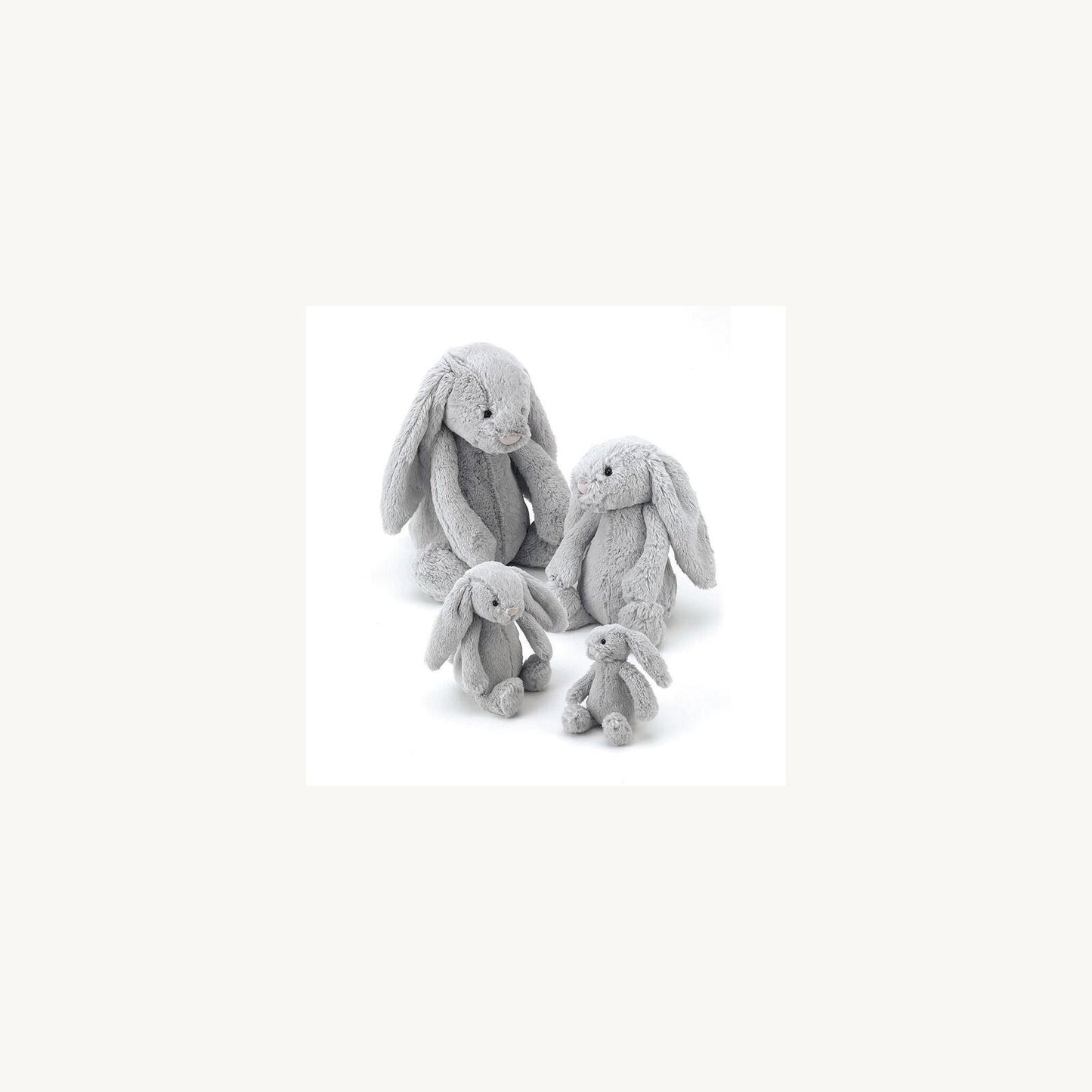 Jellycat Silver Bashful Bunny – children's product by Jellycat | Aster & Ruby