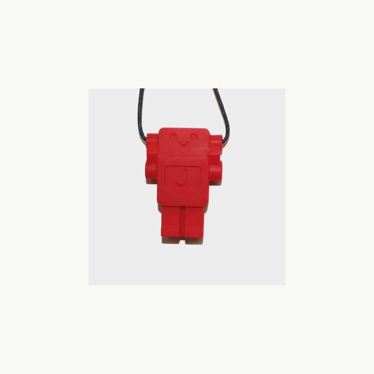 Jellystone Robot Chew Pendant Scarlet Red | Aster & Ruby