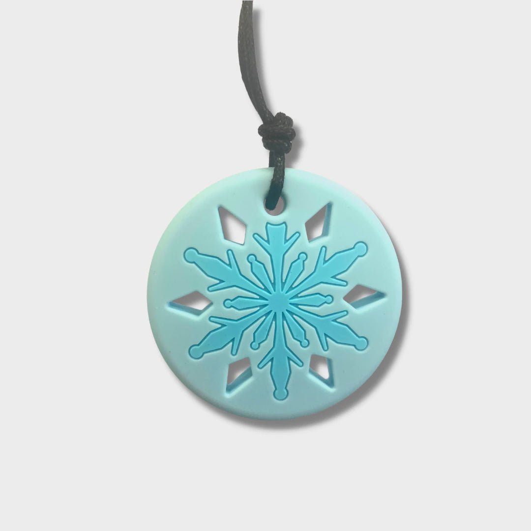 Jellystone Snowflake Chew Pendant Daylight-Aster & Ruby
