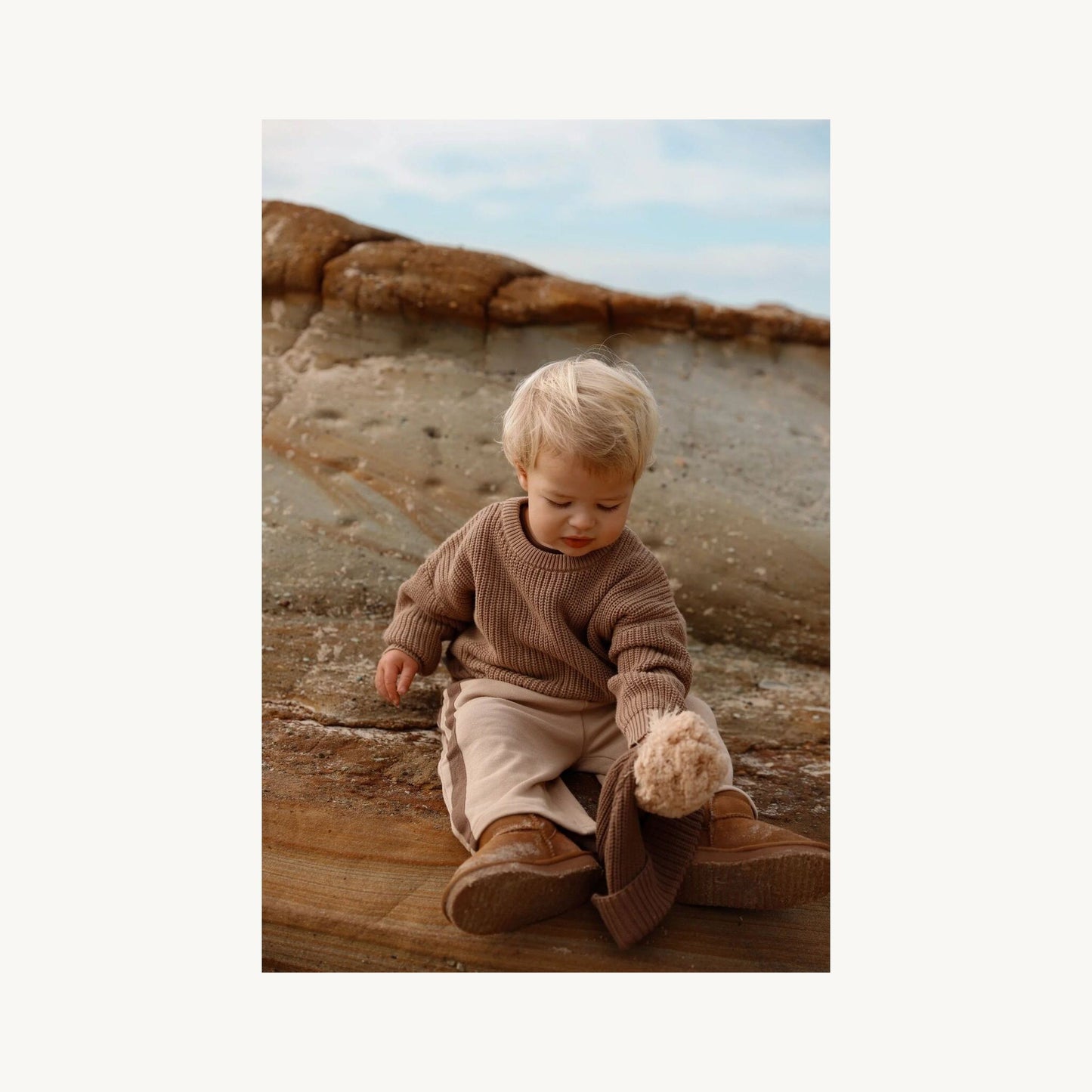 JUMPER | MOCHA – children's product by Ziggy Lou | Aster & Ruby