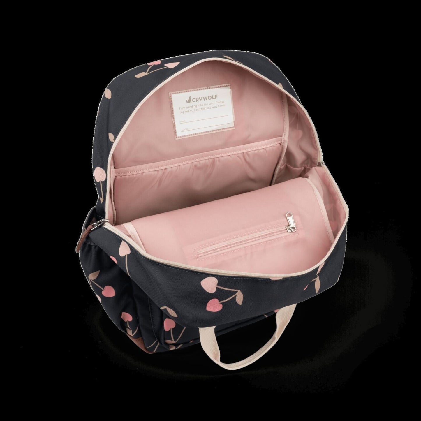 Knapsack Cherry Hearts – children's product by Crywolf | Aster & Ruby