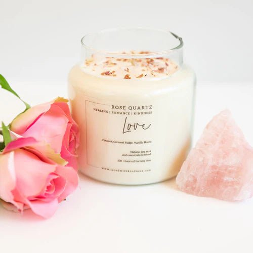 Laced With Kindness Candle - Love - Aster & Ruby