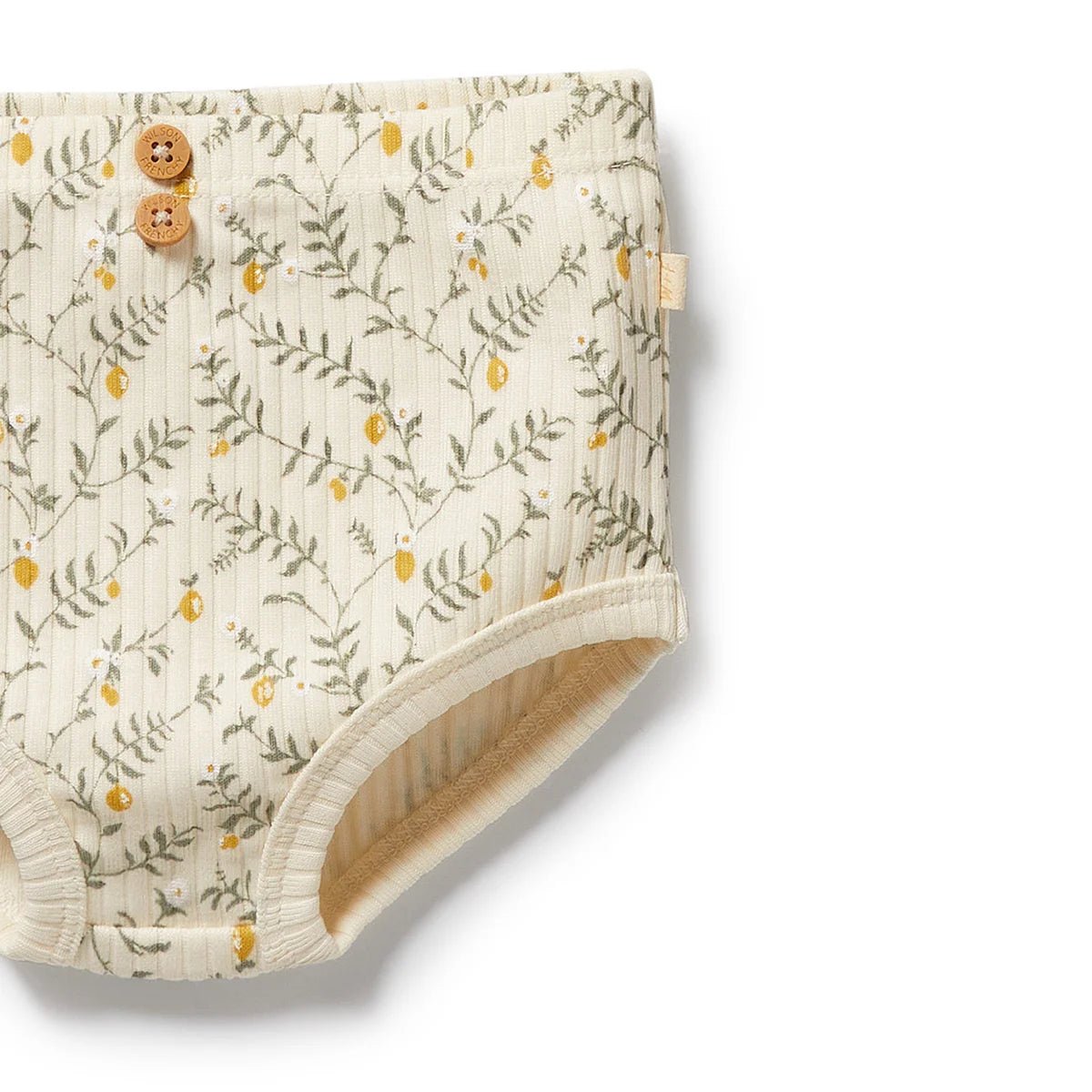 Lemon Leaf Organic Dress Set - Aster & Ruby