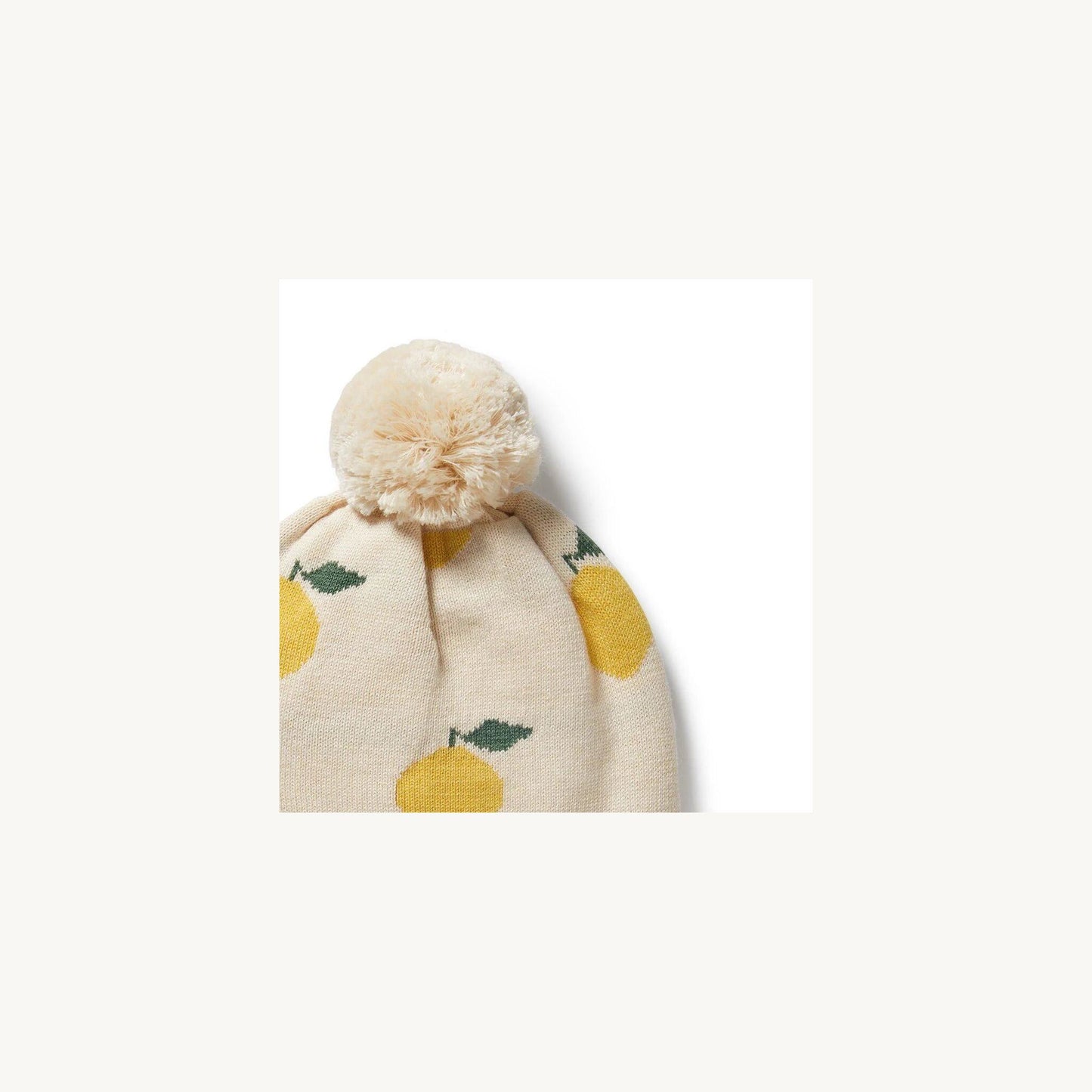 Lemony Organic Knitted Jacquard Beanie – children's product by Wilson & Frenchy | Aster & Ruby