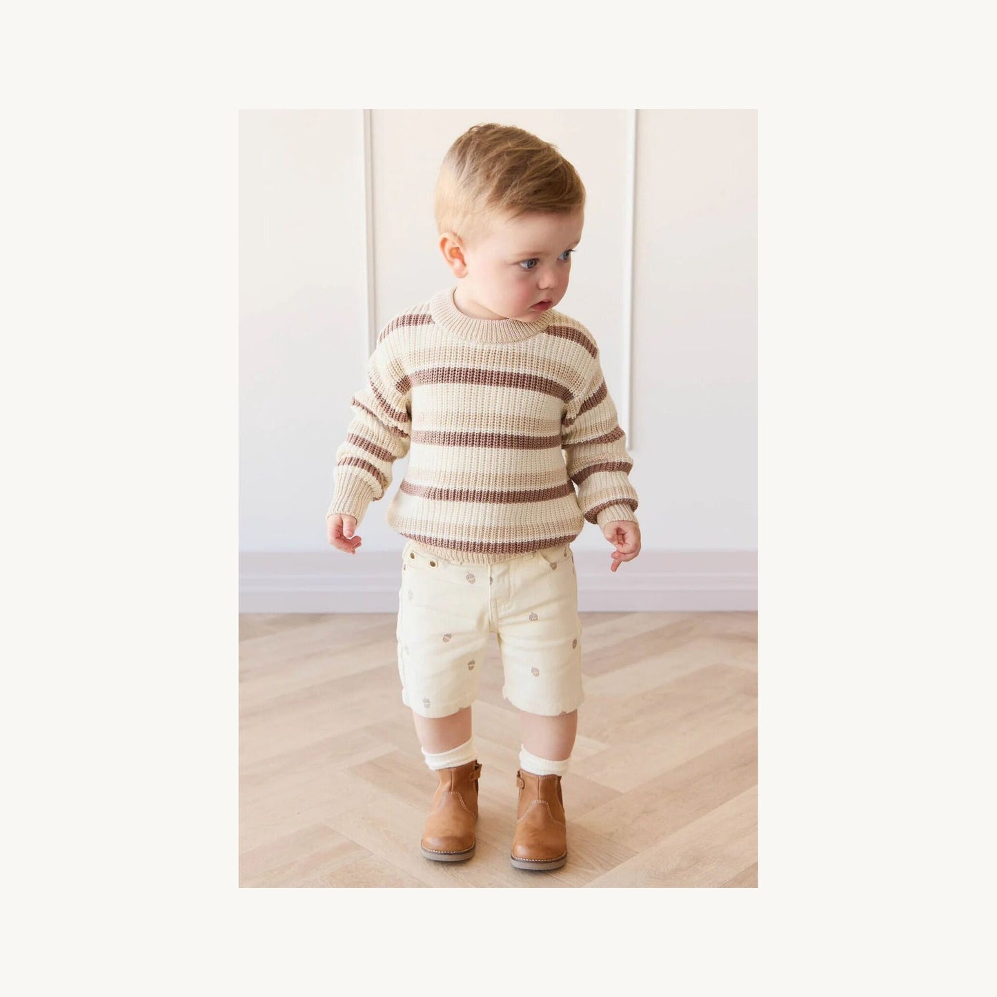 Leon Jumper - Jacapo Stripe – children's product by Jamie Kay | Aster & Ruby