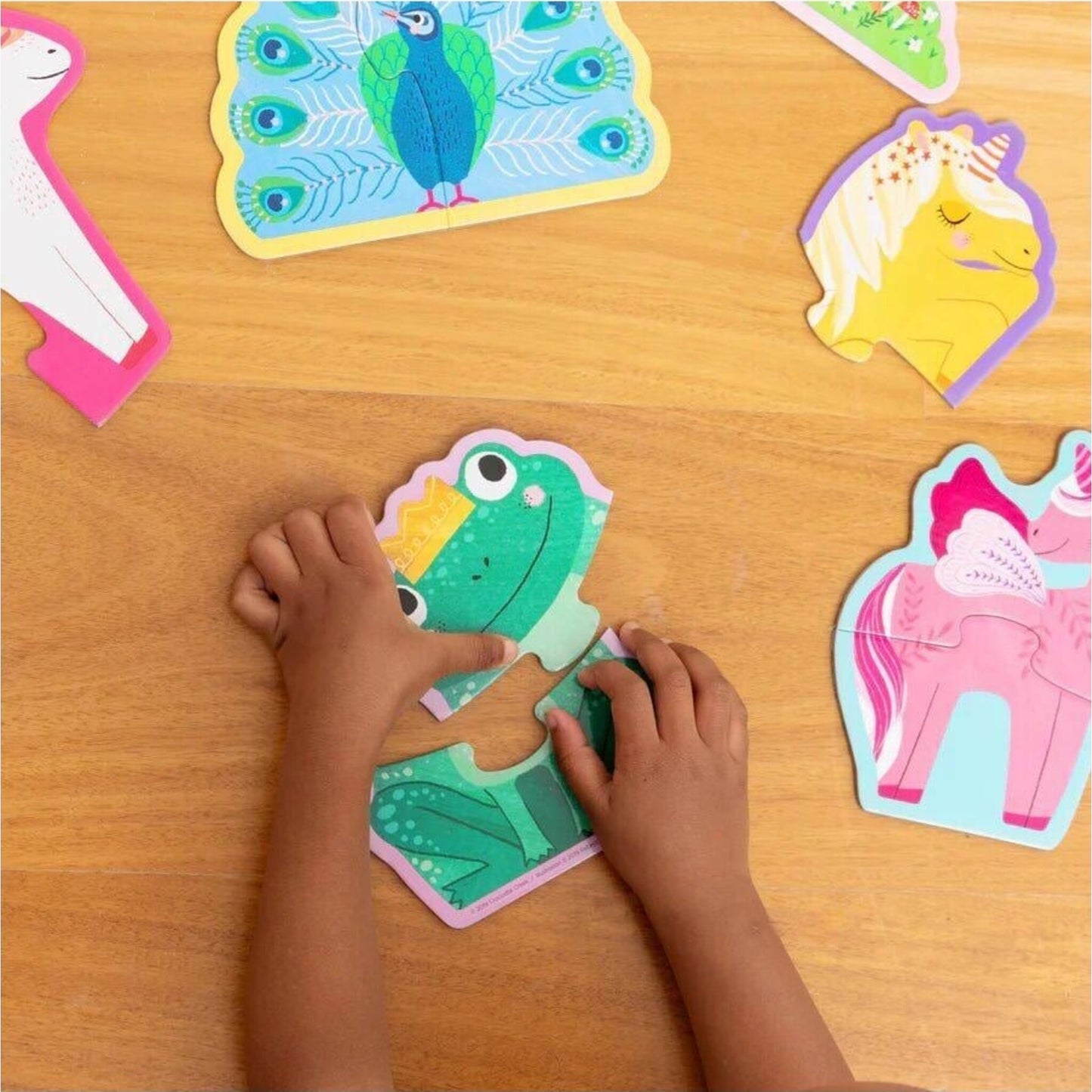 Let's Begin Puzzle 2 pc Unicorn – children's product by Crocodile Creek | Aster & Ruby
