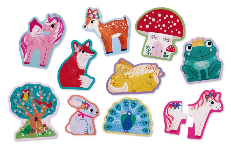 Let's Begin Puzzle 2 pc Unicorn - Aster & Ruby