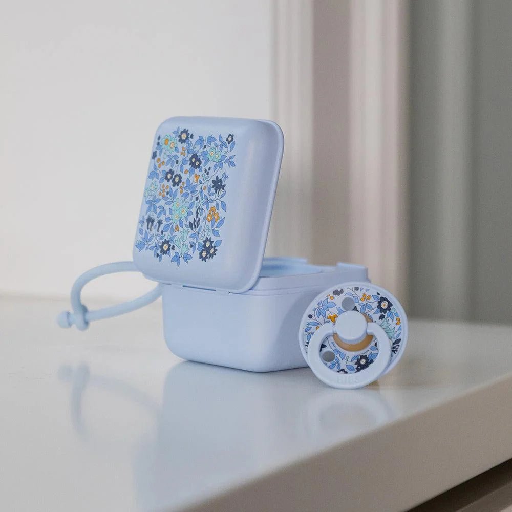Liberty Pacifier Box Chamomile Lawn/Baby Blue - Aster & Ruby
