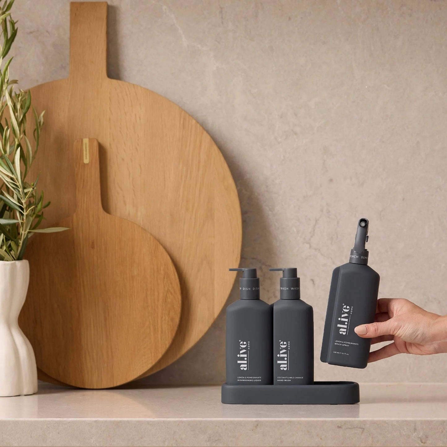 Limited Edition Blue Kitchen Trio - Aster & Ruby