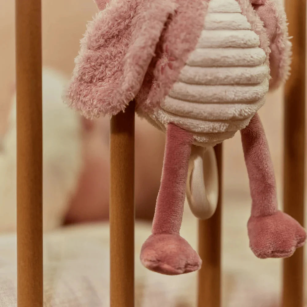 Safari Friends Music Box Flamingo